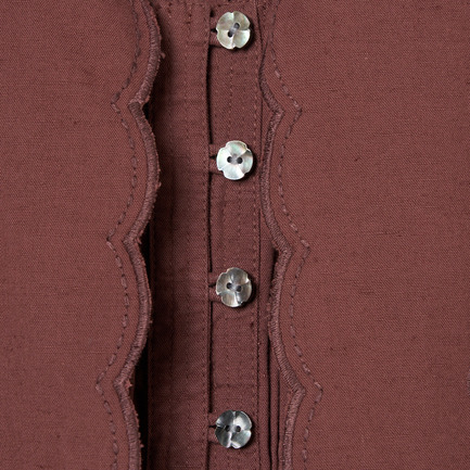 CUTWORK LACE EMBROIDERY A/O 詳細画像 ブラウン 6