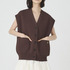 RAYON POLYESTER V-NECK VEST 詳細画像