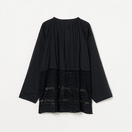 LACE TUNIC BLOUSE 詳細画像 ブラック 1