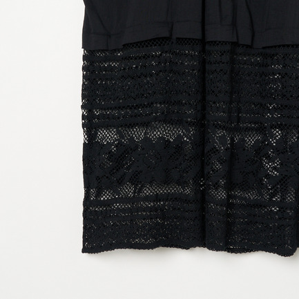 LACE TUNIC BLOUSE 詳細画像 ブラック 4
