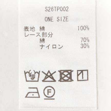 LACE TUNIC BLOUSE 詳細画像 ブラック 7