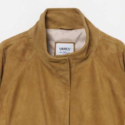 LAMB SKIN SUEDE BLOUSON 詳細画像 ベージュ 2