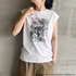 LIFE PC / FLOWER SLEEVELESS TEE 詳細画像