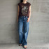 LIFE PC / FLOWER SLEEVELESS TEE 詳細画像
