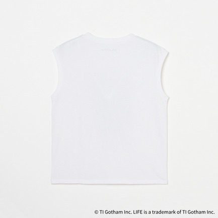 LIFE PC / FLOWER SLEEVELESS TEE 詳細画像 オフホワイト 2