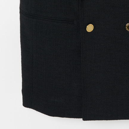 DOUBLE JK SUMMER TWEED 詳細画像 ブラック 4