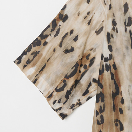 LEOPARD OPEN COLLAR SHIRT 詳細画像 ベージュ 3