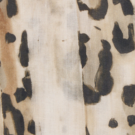 LEOPARD OPEN COLLAR SHIRT 詳細画像 ベージュ 7