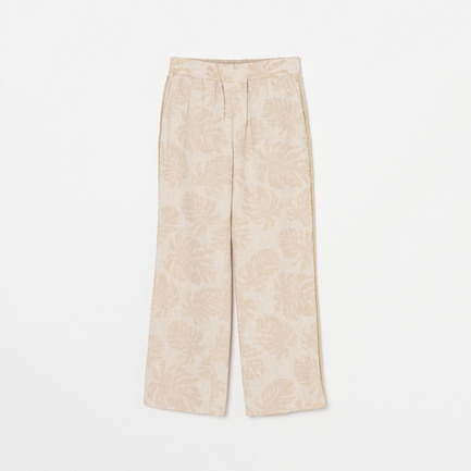 BOTANICAL JACQUARD EASY PANTS