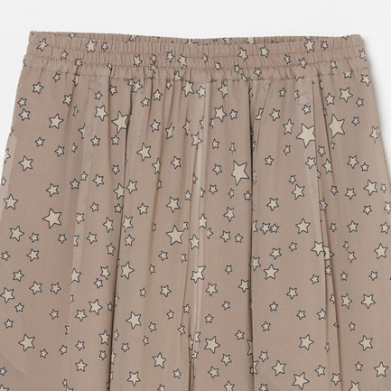 STARDUST PRINT BIG TROUSSERS 詳細画像 ベージュ 2