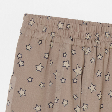 STARDUST PRINT BIG TROUSSERS 詳細画像 ベージュ 3