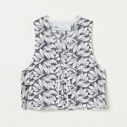 FLOWER LACE VEST