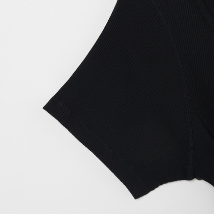 Superior Pima Cotton HENRY SHORT SLEEVE 詳細画像 ブラック 4