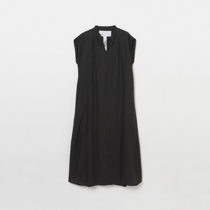 LINEN FRENCH SLEEVE DRESS 詳細画像 ブラウン 1