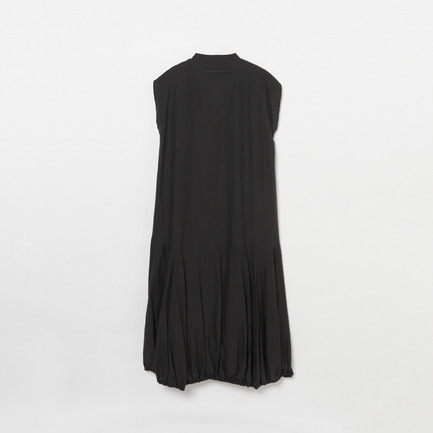 LINEN FRENCH SLEEVE DRESS 詳細画像 ブラウン 2
