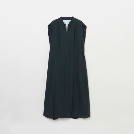 LINEN FRENCH SLEEVE DRESS
