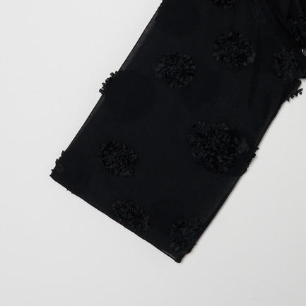 FLOWER DOT T-BLOUSE 詳細画像 ブラック 4