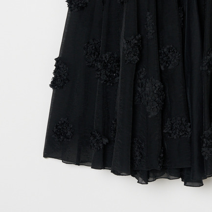 FLOWER DOT CIRCULAR SKIRT 詳細画像 ブラック 5