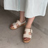 SUEDE CORK SOLE SANDAL 詳細画像
