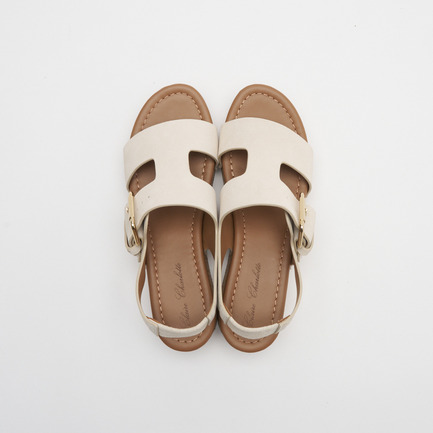 SUEDE CORK SOLE SANDAL 詳細画像 アイボリー 4
