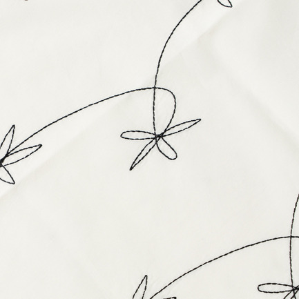 COTTON SILK EMBROIDERY BANDANA 詳細画像 アイボリー 2