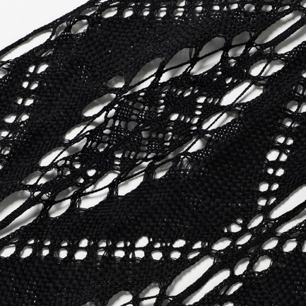 TRIANGLE LACE STOLE 詳細画像 ブラック 2