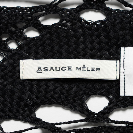 TRIANGLE LACE STOLE 詳細画像 ブラック 5