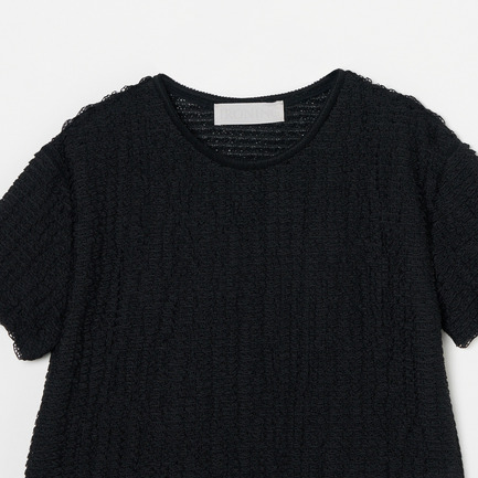 TIERED RASCHEL LACE S/S 詳細画像 ブラック 3