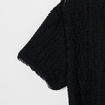 TIERED RASCHEL LACE S/S 詳細画像 ブラック 4