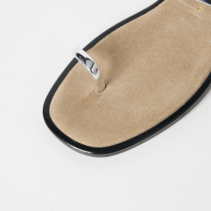METAL PARTS FLAT SANDAL 詳細画像 グレー 6