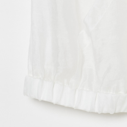 Shiny shirt zip up hoody 詳細画像 オフホワイト 6