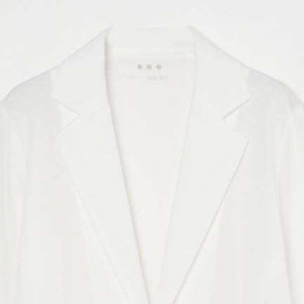 Sheer terry jacket 詳細画像 オフホワイト 2