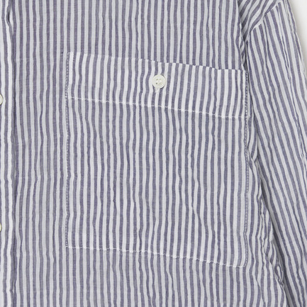 Shirring swell shirt 詳細画像 ブルー系 5