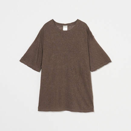 LINEN T-SHIRT 詳細画像 キャメル 1