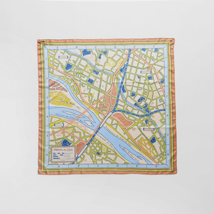 FUTAKOTAMAGAWA MAP SCARF