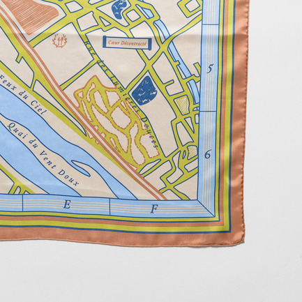 FUTAKOTAMAGAWA MAP SCARF 詳細画像 ベージュ 2