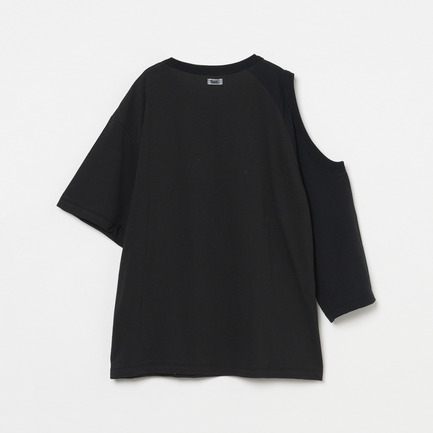 ONE HOLE ASYM TEE 詳細画像 ブラック 1