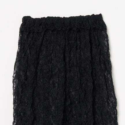 CRUSHED LACE GATHER SKIRT 詳細画像 ブラック 2