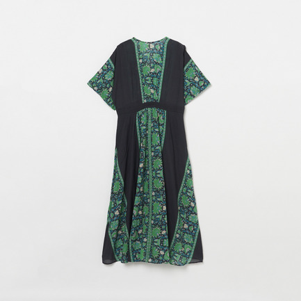 BORDER PRINT DRESS 詳細画像 ブラック 1