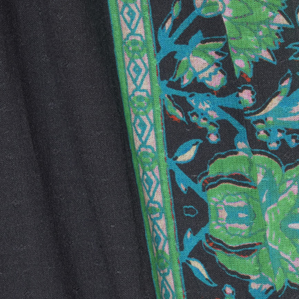 BORDER PRINT DRESS 詳細画像 ブラック 6
