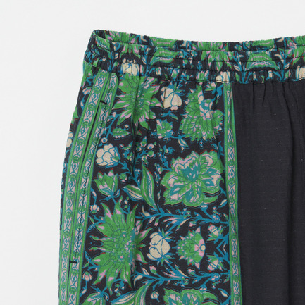 BORDER PRINT PANTS 詳細画像 ブラック 3