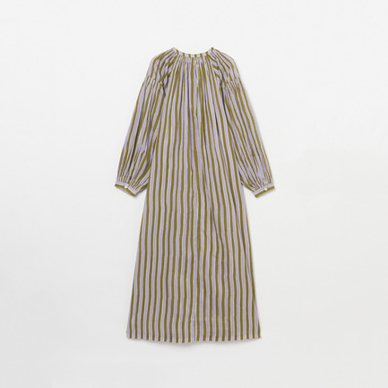 COTTON WAVE STRIPE KAFTAN 詳細画像 カーキ 1