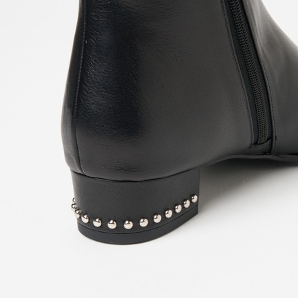 STUDS HEEL SHORT BOOT 詳細画像 ブラック 7