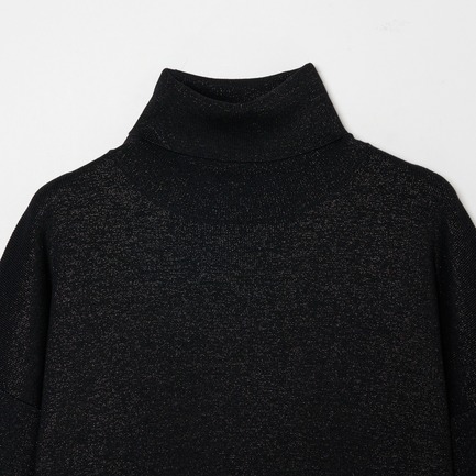 LUREX KNIT DRESS 詳細画像 ブラック 2
