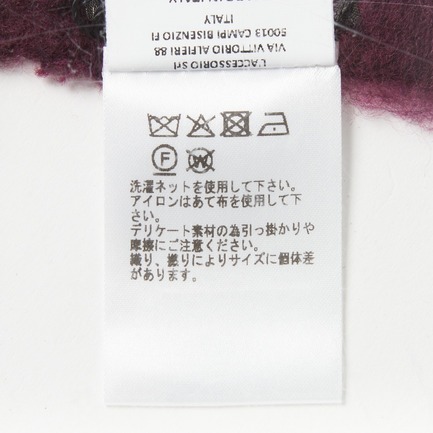 KAT TRIANGLE STOLE 詳細画像 ワイン 5