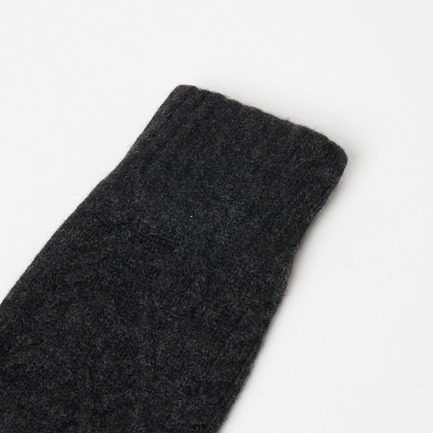 ARAN WRIST WARMER 詳細画像 チャコールグレー 3