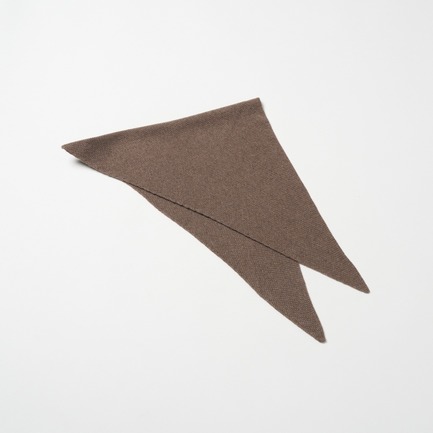 TRIANGLE HEAD SCARF 詳細画像 ブラウン 4