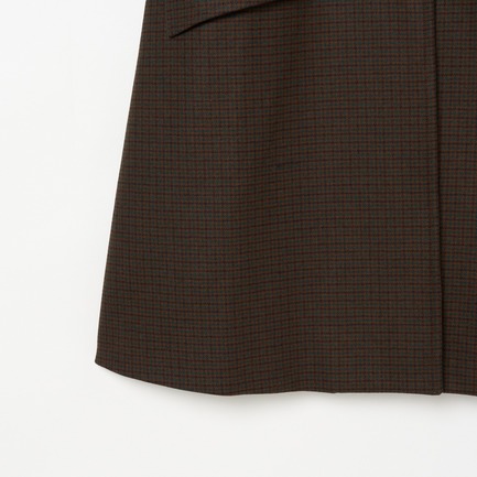 HUMBIE LONG SL MB HOUNDTOOTH 詳細画像 ブラウン 4