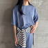 SILKY TWILL TEE BLOUSE 詳細画像