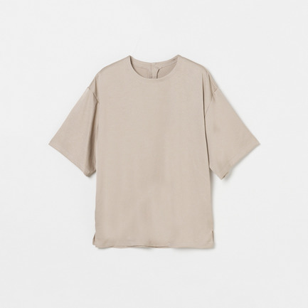 SILKY TWILL TEE BLOUSE